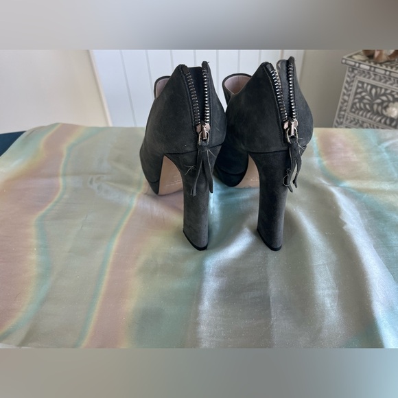 Miu Miu Grey Ankle Boot / Shoe - Picture 4 of 8